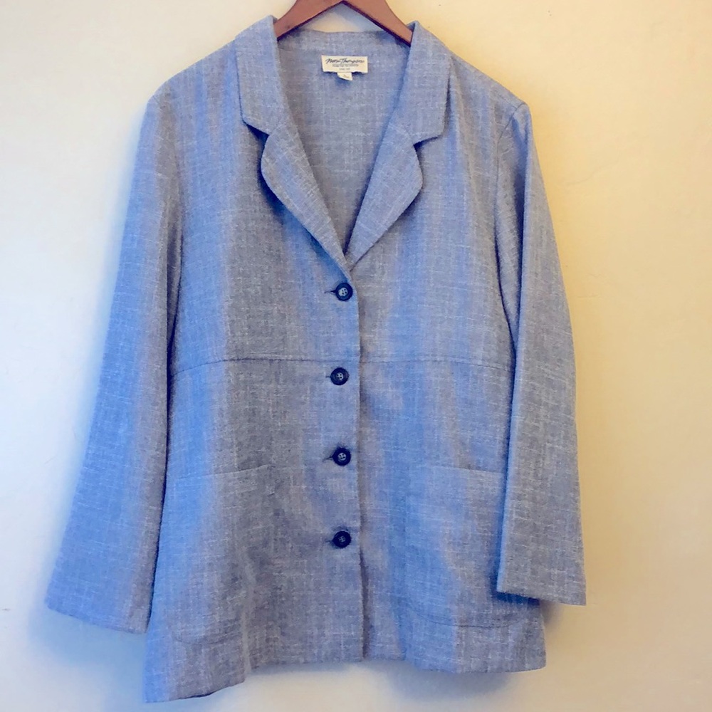 NORM THOMPSON Shacket Size Large Vintage Escape from the Ordinary Lightweight